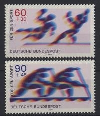 Bund, Michel Nr. 1009-1010 postfrisch - Sporthhilfe 1979