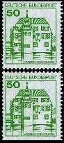 Bund, Michel Nr. 1038 C + D II postfrisch Letterset