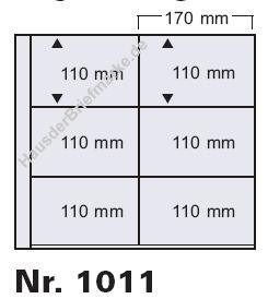 5 Ergänzungsblätter MAXI-Album 6 Taschen breit