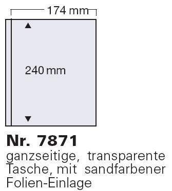 10 Ergänzungsblätter 274 x 240 mm