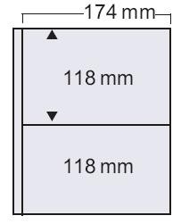 10 Ergänzungsblätter klar für Compact-Album FDC