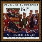 Bund, Michel Nr. 1396 postfrisch - Weihnachten 1988