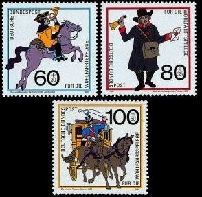 Bund, Michel Nr. 1437-1439 postfrisch - Postbeförderung