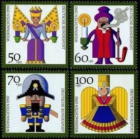 Bund, Michel Nr. 1484-1487 postfrisch - Weihnachten 1990