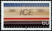 Bund, Michel Nr. 1530 postfrisch - Start des Hochgeschwindigkeitsverkehrs der Deutschen Bundesbahn