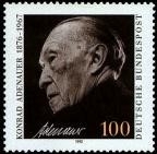 Bund, Michel Nr. 1601 postfrisch - 100. Geburtstag Konrad Adenauer
