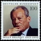 Bund, Michel Nr. 1706 postfrisch - Willy Brandt
