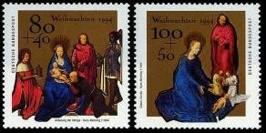 Bund, Michel Nr. 1770-1771 postfrisch - Weihnachten 1994