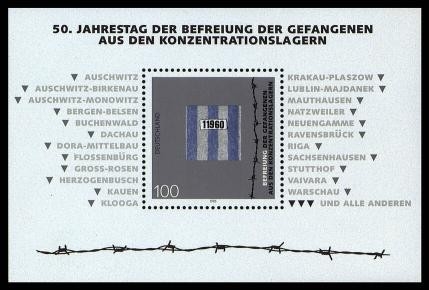 Bund, Block 32 postfrisch - Befreiung aus den KZs