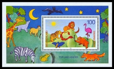 Bund, Block 34 postfrisch - Für uns Kinder 1995