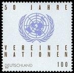 Bund, Michel Nr. 1804 postfrisch - 50 Jahre Vereinte Nationen UN
