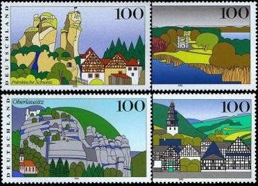Bund, Michel Nr. 1807-1810 postfrisch - Bilder aus Deutschland (III)