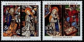 Bund, Michel Nr. 1831-1832 postfrisch - Weihnachten 1995