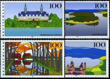 Bund, Michel Nr. 1849-1852 postfrisch - Bilder aus Deutschland (IV)