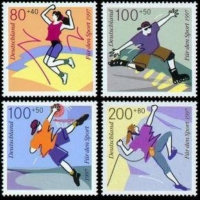 Bund, MNr. 1898-1901 postfrisch - Sporthilfe 1997
