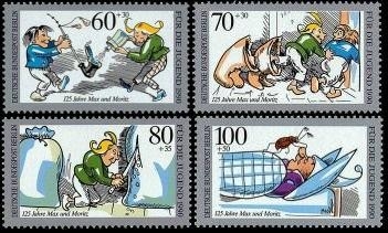 Berlin, Michel Nr. 868-871 postfrisch - Max und Moritz