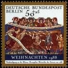 Berlin, Michel Nr. 829 postfrisch - Weihnachten 1988