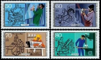 Berlin, Michel Nr. 754-757 postfrisch