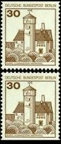 Berlin, Michel Nr. 534 C + 534 D postfrisch