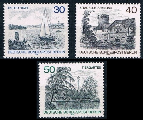 Berlin, Michel Nr. 529-531 postfrisch - Berliner Ansichten (I)