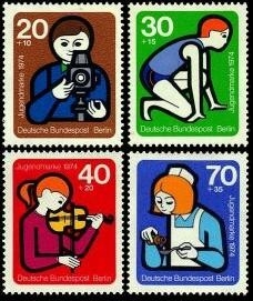 Berlin, Michel Nr. 468-471 postfrisch