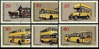 Berlin, Michel Nr. 446-451 postfrisch - Berliner Verkehrsmittel (II)