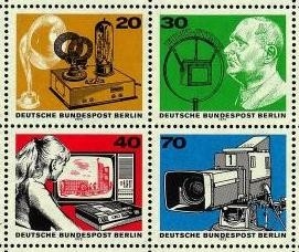 Berlin, Michel Nr. 455-458 postfrisch (Einzelmarken aus Block 4)