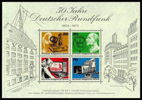 Berlin, Block 4 postfrisch - Deutscher Rundfunk