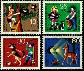 Berlin, Michel Nr. 418-421 postfrisch