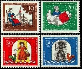 Berlin, Michel Nr. 310-313 postfrisch - Märchen Frau Holle