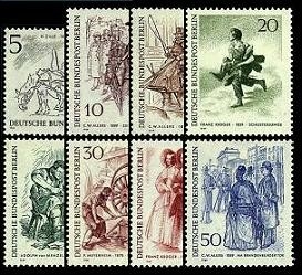 Berlin, Michel Nr. 330-337 postfrisch