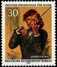 Berlin, Michel Nr. 347 postfrisch - 100 Jahre Hochschule für Musik Berlin