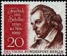 Berlin, Michel Nr. 190 postfrisch - Friedrich von Schiller