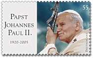 Bund, Michel Nr. 2460 postfrisch - Papst Johannes Paul II. 1920 - 2005