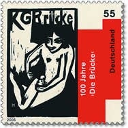 Bund, Michel Nr. 2458 postfrisch - 100 Jahre Künstlergruppe "Die Brücke"