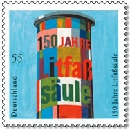 Bund, Michel Nr. 2444 postfrisch - 150 Jahre Litfaßsäule