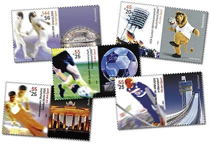 Bund, Michel Nr. 2439-2443 postfrisch - Für den Sport 2005