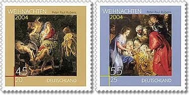 Bund, Michel Nr. 2429-2430 postfrisch - Weihnachten 2004