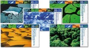 Bund, Michel Nr. 2423-2427 postfrisch - Serie: Für die Wohlfahrt 2004