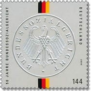 Bund, Michel Nr. 2422 postfrisch - 50 Jahre Bundessozialgericht