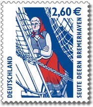 Bund, Michel Nr. 2322 postfrisch - Freimarke: Seute Deern Bremerhaven