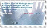 Bund, Michel Nr. 2338 postfrisch - 100. Geburtstag Hans Jonas