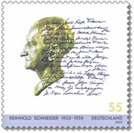 Bund, Michel Nr. 2339 postfrisch - 100. Geburtstag Reinhold Schneider