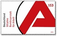 Bund, Michel Nr. 2249 postfrisch - 50 Jahre Bundesanstalt für Arbeit