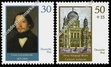 DDR, MiNr. 3358-3359 postfrisch - Wiederaufbau Neue Synagoge Berlin