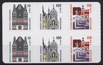 Bund, Michel Nr. 2187-2189 BC / BD selbstklebend postfrisch