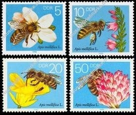 DDR, MiNr. 3295-3298 postfrisch - Die Biene