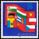 DDR, MiNr. 3221 postfrisch - 40 Jahre Rat für Gegenseitige Wirtschaftshilfe RGW