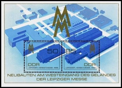 DDR, Block 99 postfrisch - Leipziger Herbstmesse 1989