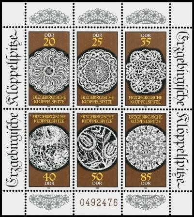 DDR, MiNr. 3215-3220 Kleinbogen postfrisch